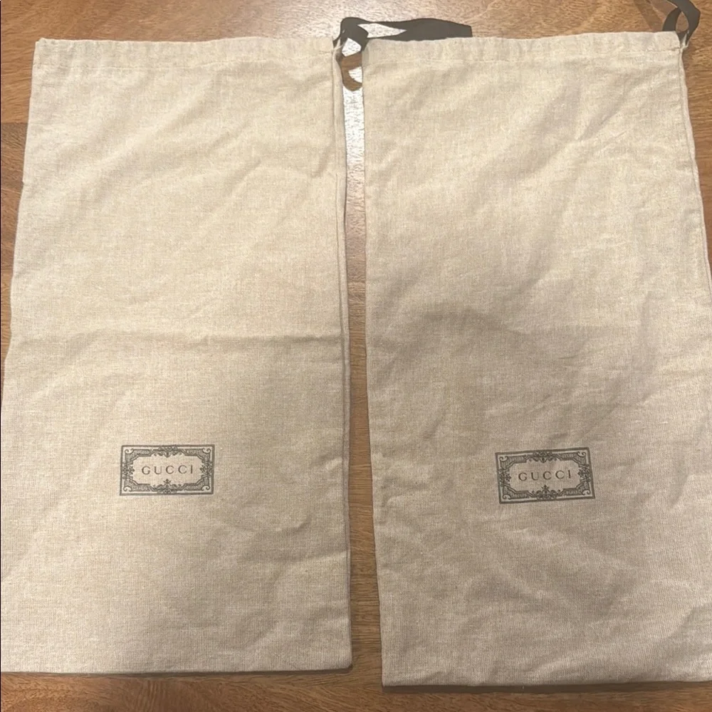 Authentic Gucci Shoe Dust Bags - Picture 1 of 7